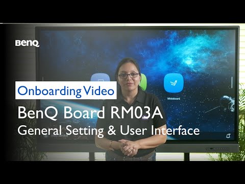 BenQ Board Master RM03A Onboarding Video - Introduction and User Interface