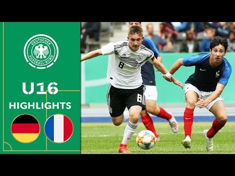 Deutschland - Frankreich 3:0 | Highlights | U16 Länderspiel