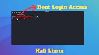 How to get ROOT ACCESS on Kali Linux
