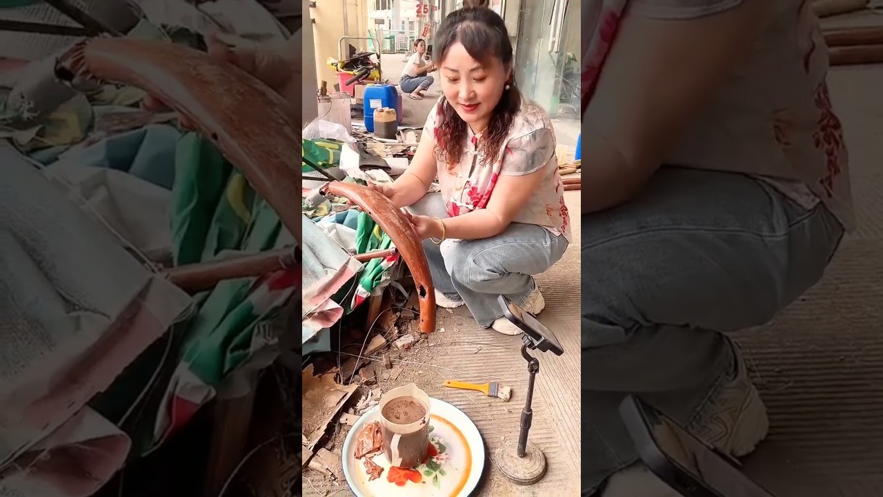 Paint stripping: the process of chemically removing paint coatings from a metal pipe