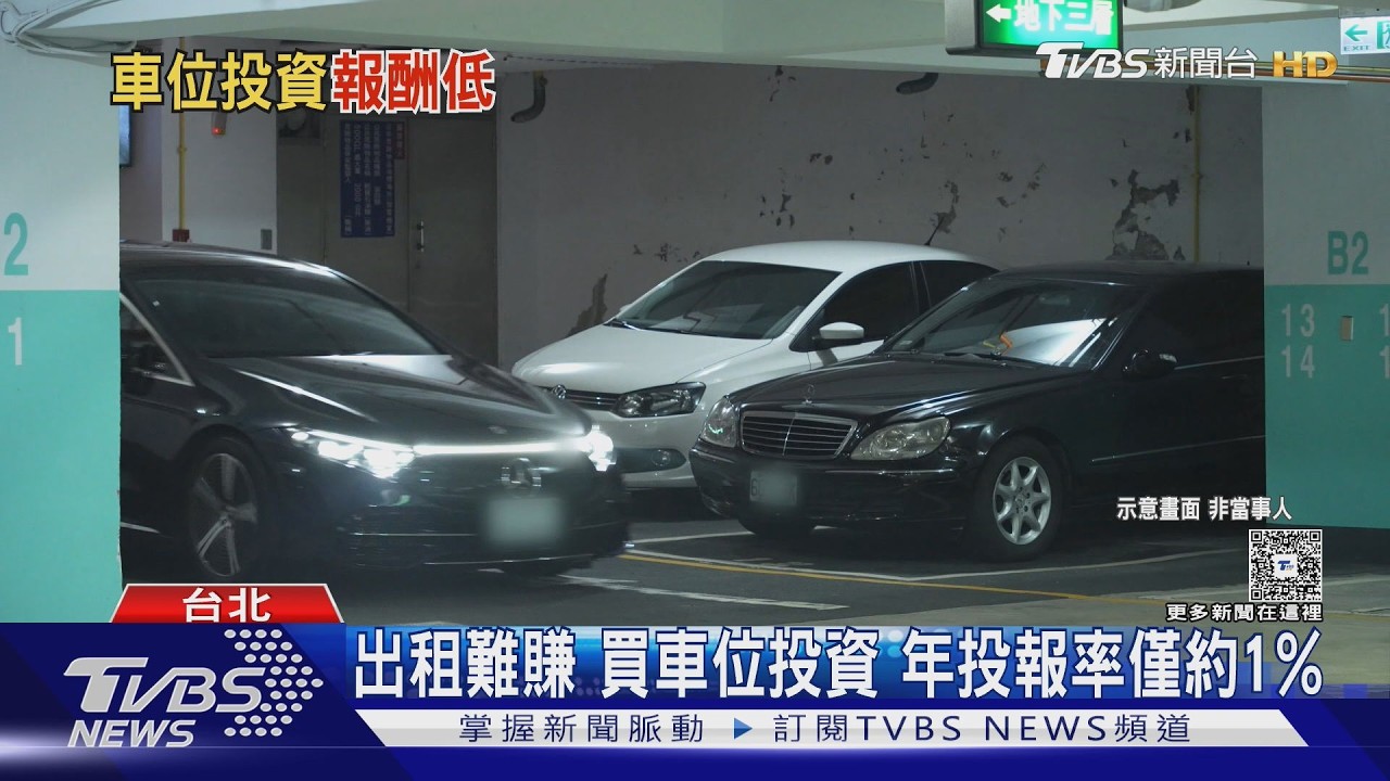 影音/車位投資報酬率僅1%!雙北動輒400萬 回本要「數十年」