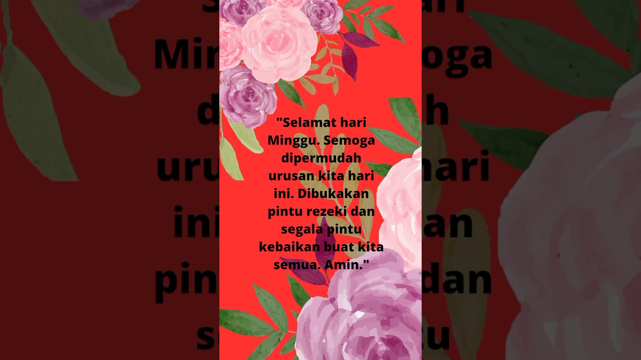 Selamat hari Minggu #shorts