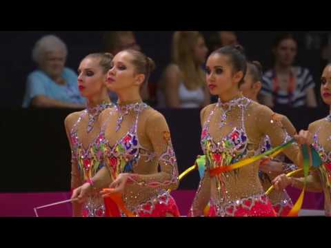 Russia – 3 Ribbons +2 Hoop – Group All Around Final – London 2012 – Olympic