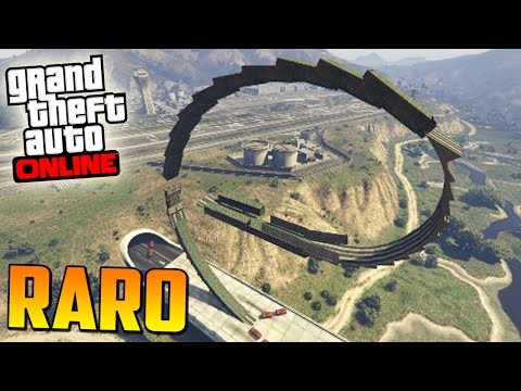 ACROBACIA MEGA RARA!!! QUÉ?!?!?! - Gameplay GTA 5 Online Funny Moments (Carrera GTA V Xbox ONE)