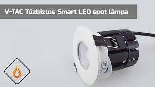 Videó: Tűzbiztos Smart LED spot lámpa