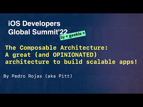 The Composable Architecture - Conference talk at Geekle's iOS Global Summit 2022 thumbnail