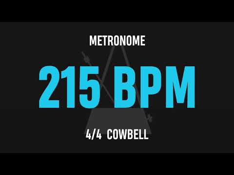 215 BPM 4/4 - Best Metronome (Cowbell)