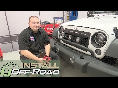 Jeep Wrangler JK License Plate Bracket STO N SHO 2007-2018 Installation