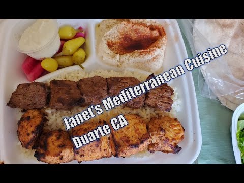 Janet's Mediterranean Cuisine Duarte CA LA Mediterranean restaurant by Buena Vista Marketplace