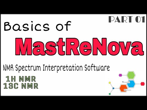 Basics of MastReNova | NMR Interpretation | 1H NMR 13C NMR