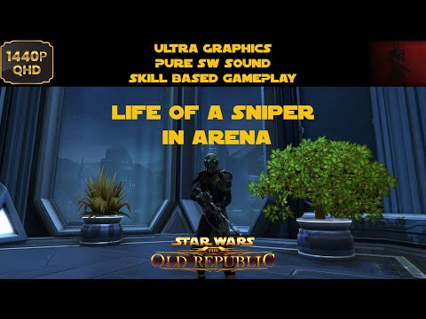 SWTOR 7.2 PvP Arena 4v4 | 2023 lvl 80 - Virulence Sniper | Orbital Station | The Life of a Sniper