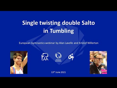 REPLAY - Trampoline Webinar 'Single twisting double Salto in Tumbling'
