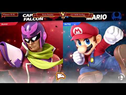 Fatality (Captain Falcon) vs NoTag (Mario) -  Winners Top 32 - Rock the Winds