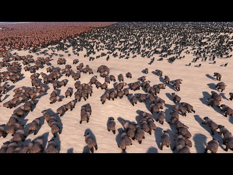 Alliance of wolf and Centaur Vs Bears - Ultimate Epic Battle Simulator