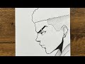 How To Draw Afro Anime How To Draw Anime Boy Step By Step