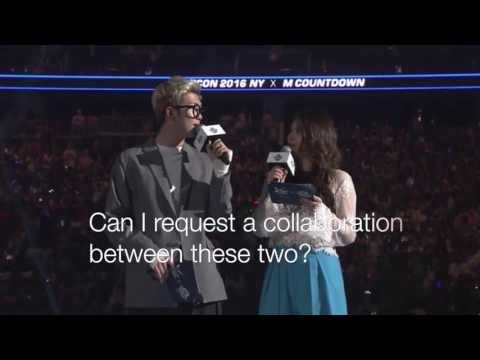 Bts Rap Monster & Ailee moments at kcon New York 2k16