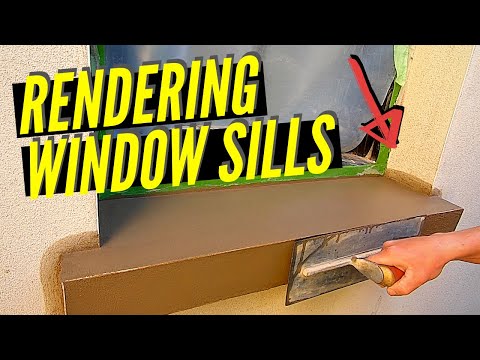 Top Tips for Rendering ( Making Window Sills With Sand Cement Render)