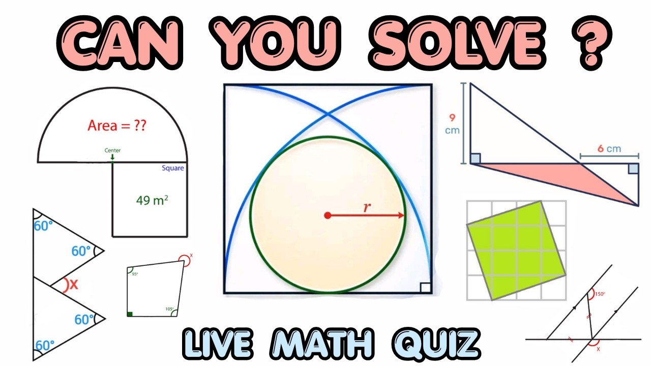 Math Quiz | Only Genius Can Solve This ?