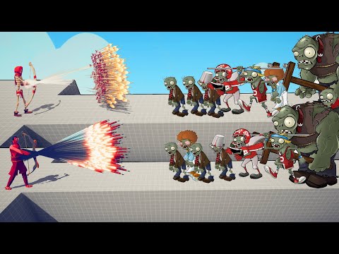 FINAL WAVE ( PLANTS VS ZOMBIE ) in TABS | Totally Accurate Battle Simulator