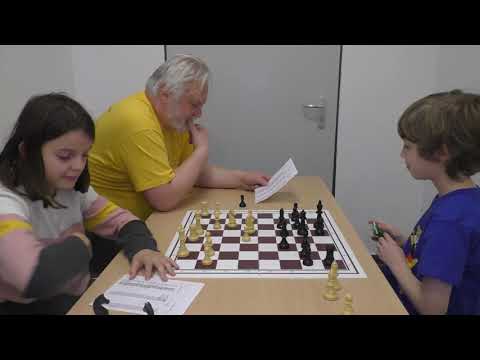 Trainingspartie mit anschließender Analyse mit GM Jussupow