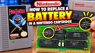 Complete Guide to replace your Nintendo NES Batteries!