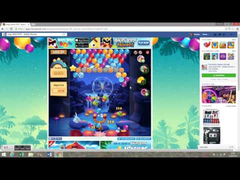 Angry Birds POP! on Facebook - Level 24 Walkthrough