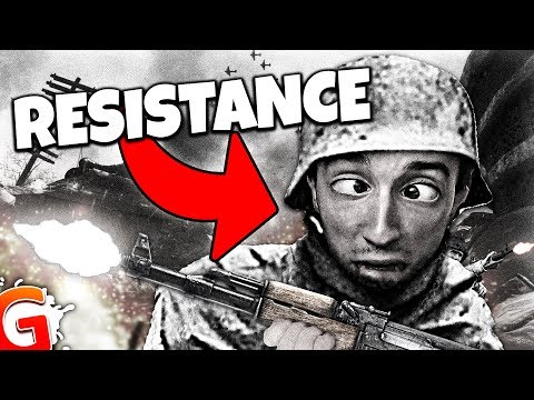 JOIN THE RESISTANCE! - EARLY COD WW2 DLC Funny Moments! (Resistance DLC)