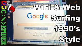 Setting up WiFi & Surfing Web on 90's Laptop, Plus Running Emulation - #DOScember
