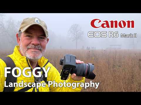 Canon R6 Mark II Foggy Morning Landscape Photography with 24-105 f/4 L IS USM Lens!