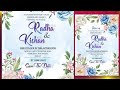 Wedding Invitation Card Wedding Invitation Card Editing Lagn Patrika Lagna Patrika Editing Plp
