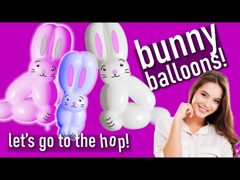 How to Make a Bunny Rabbit Balloon Animal - Balloon Bunny Tutorial