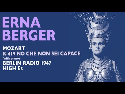 Erna Berger vaults into Mozart's soprano stratosphere