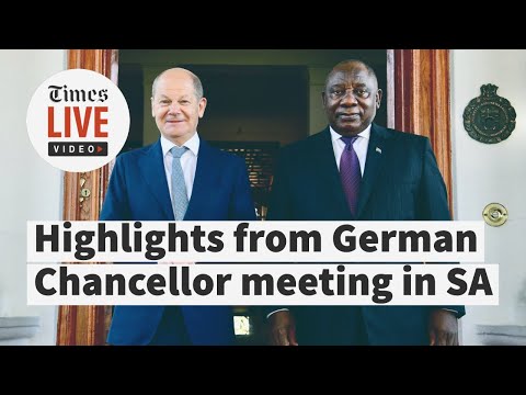 'We should increase the investment in SA' German Chancellor visits SA