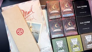 🌸Haul unboxing plus ink swatching in one video!!!! New pen day.😍🌸