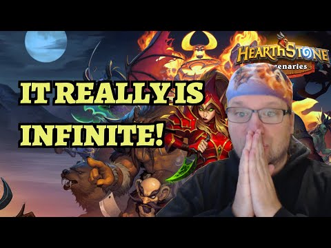 Hearthstone Mercenaries Mythic Boss Rush Goes Beyond Level 500 - It Is Infinite!