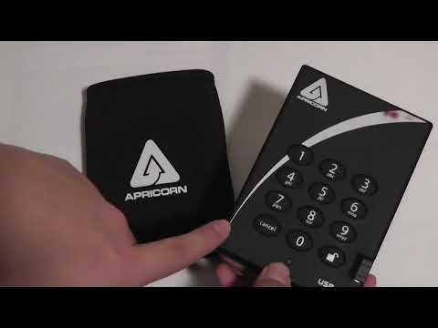 Apricorn Aegis Padlock A25-3PL256-1000 – kietasis diskas – 1 TB – USB 3.0 video