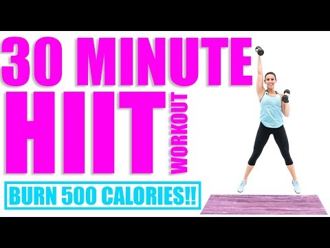 30 Minute HIIT Workout 🔥Burn 500 Calories! 🔥