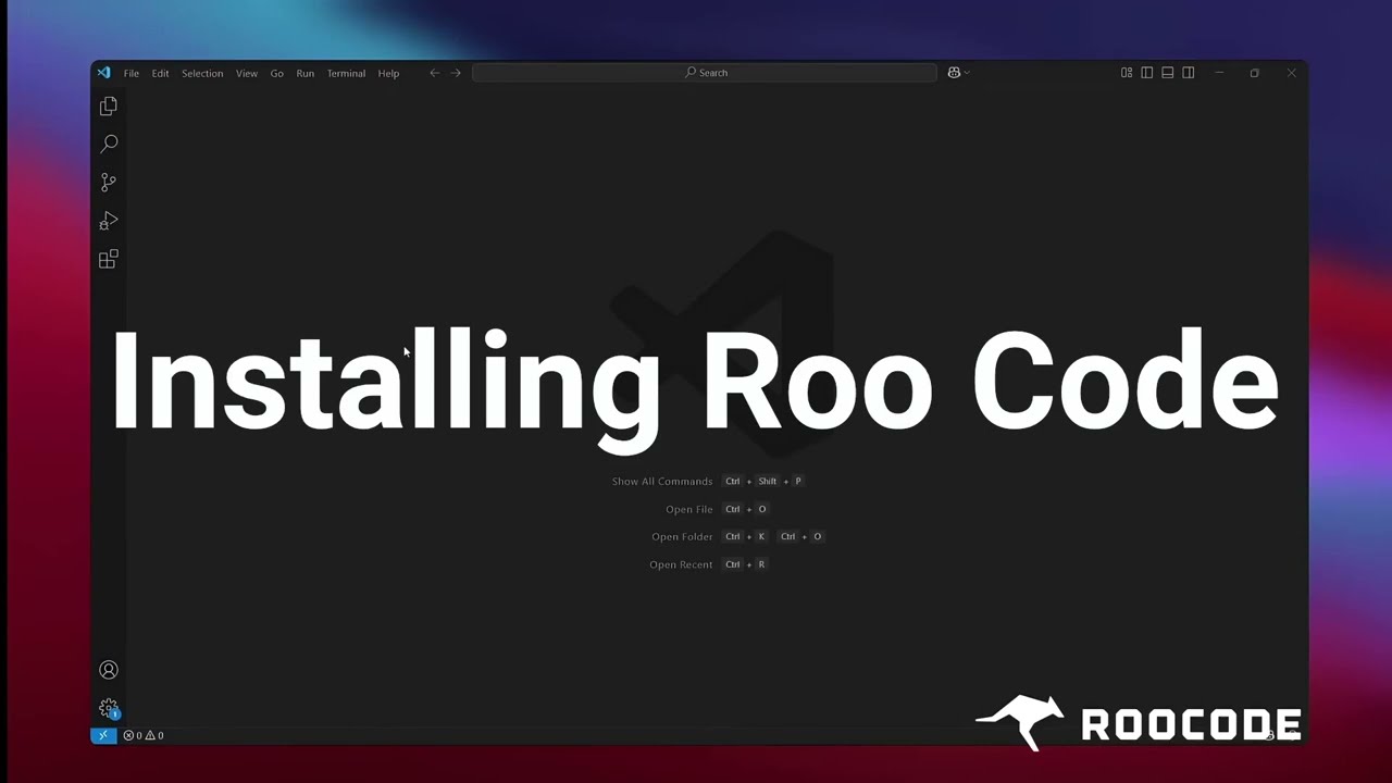 Installing Roo Code in VS Code