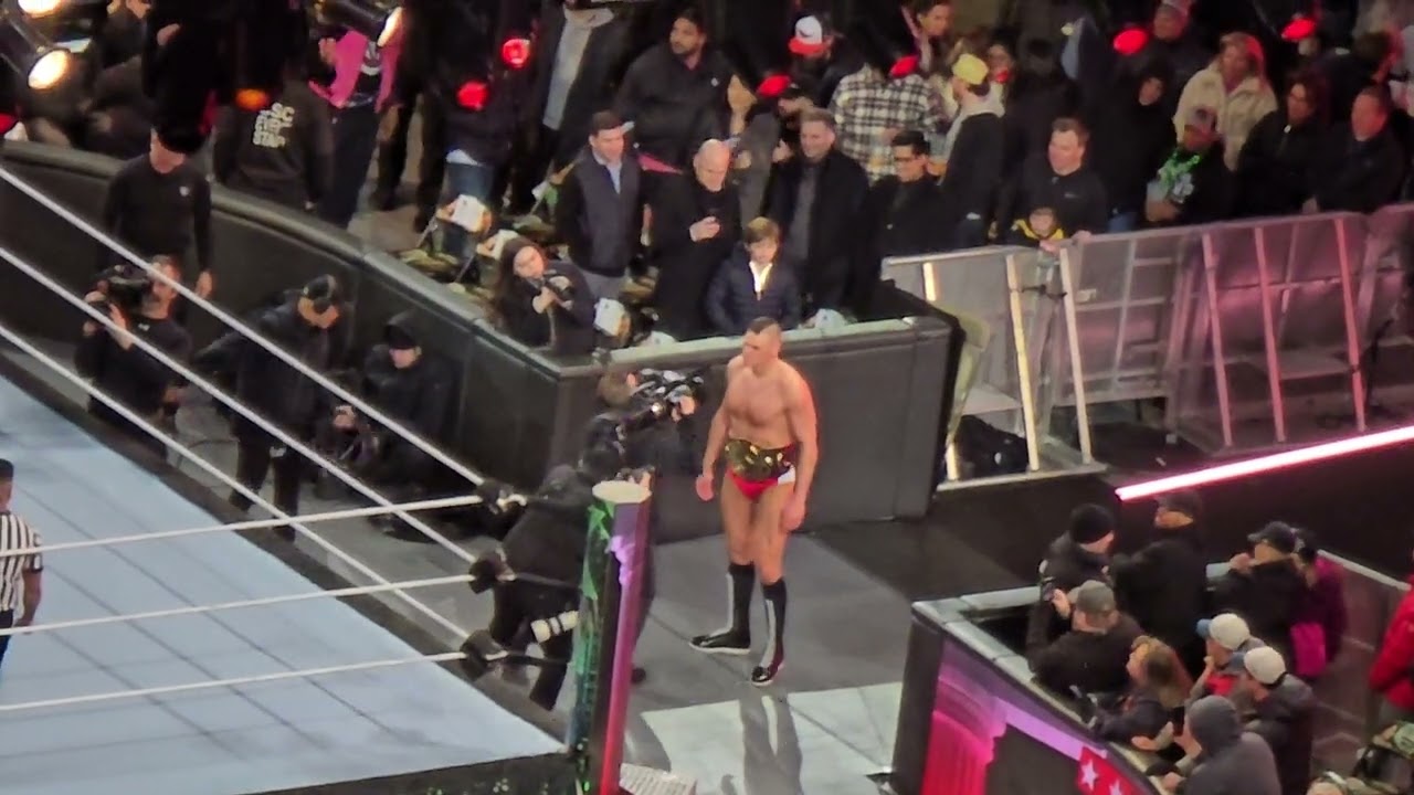 WrestleMania XL Night 1- Gunther Entrance #WWE #WrestleManiaXL #WrestleMania