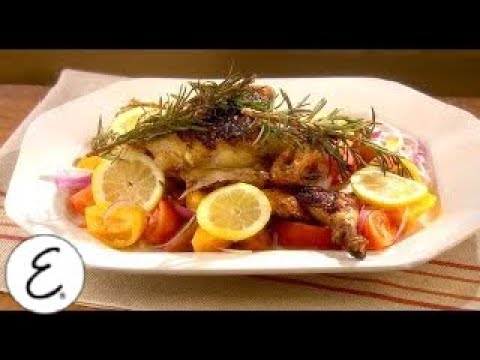 Italian-Style Zesty Chicken Cooked Under a Brick | Emeril Lagasse