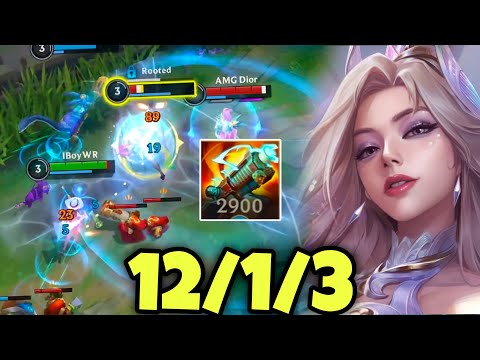 WILD RIFT ADC // THIS CAITLYN STILL BROKEN IN PATCH 6.3F WITH THIS BUILD AND RUNES GAMEPLAY!