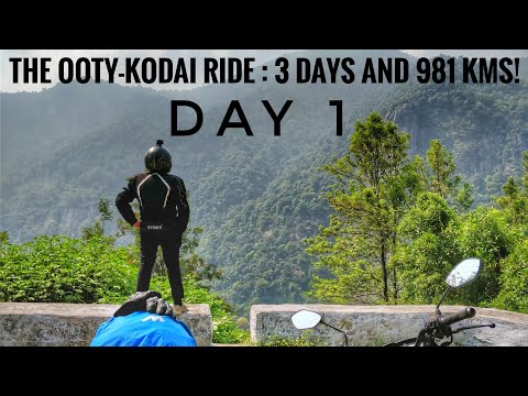 The Ooty-Kodai Ride : 3 Days, 981 Kms! | Day 1 | Gixxer | Splendor