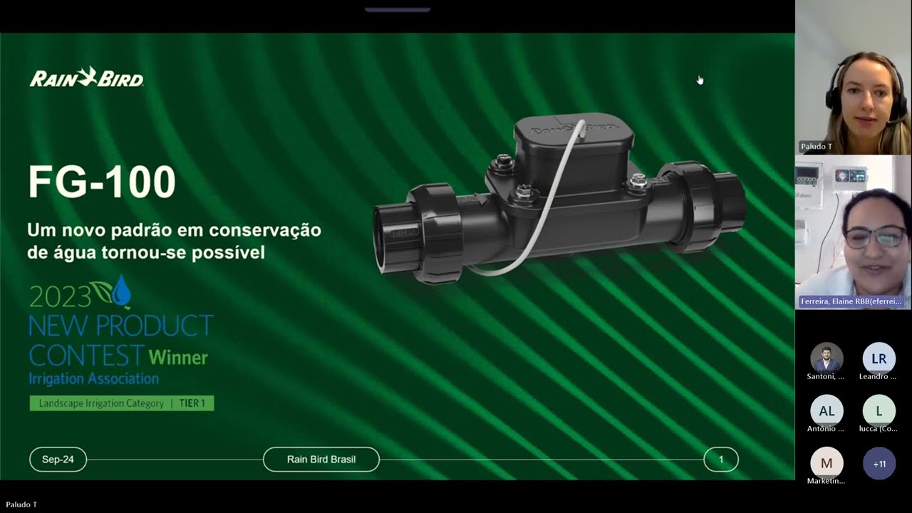 Webinar Lançamento do Sensor de Fluxo FG100