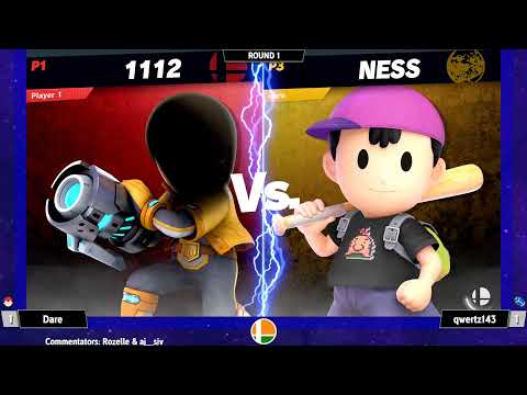 qwertz143 (Mii Gunner/Kirby) vs Dare (Ness) - Smash Ultimate @ LXG 24