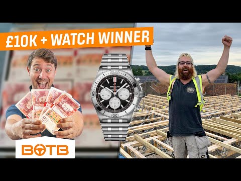 Carpenter Wins BIG! New Breitling Watch + £10,000 CASH! BOTB Winner