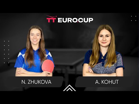 13:15 Nadiia Zhukova - Alina Kohut 22.05.2024 TT Euro.Cup Women Ukraine Master. TABLE 3