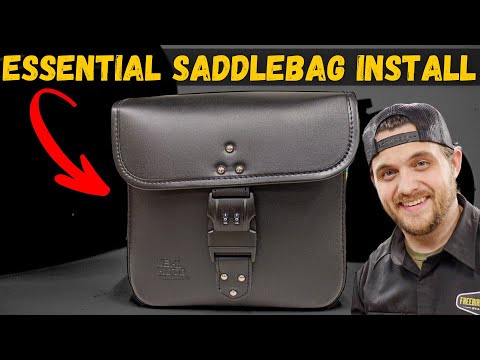 Kemimoto Essential Motorcycle Saddlebag Install - Harley-Davidson FXR