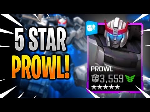 5 STAR PROWL RANK UP & GAMEPLAY! - Transformers: Forged To Fight