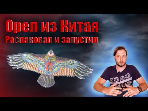 Воздушный змей ОРЕЛ | Самолеты с алиэкспресс | Воздушный змей распаковка.