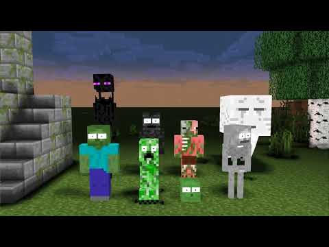 Monster School: SHORT LIFE CHALLENGE - Minecraft Animation